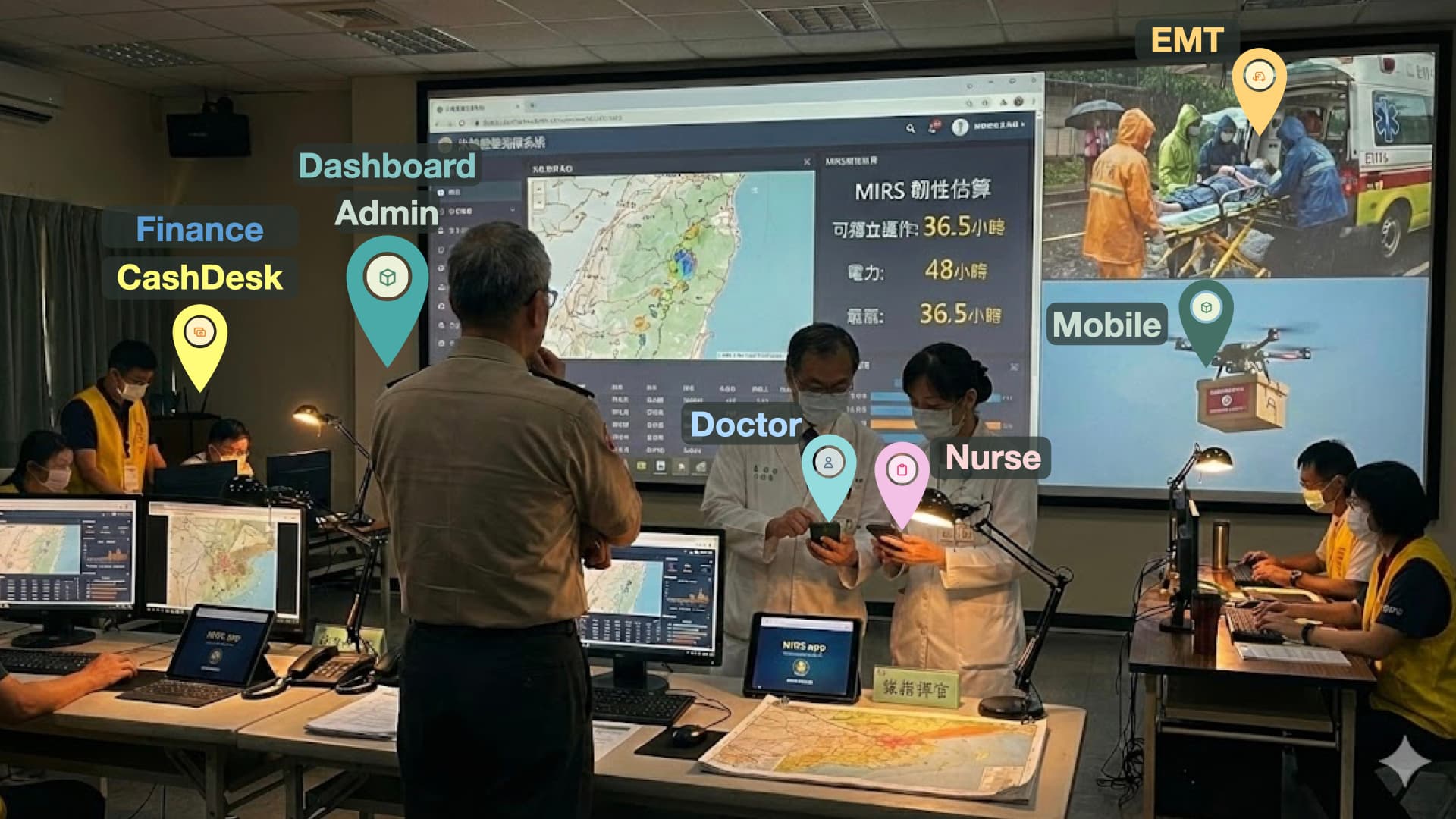 xIRS Command Center - PWA labels explained
