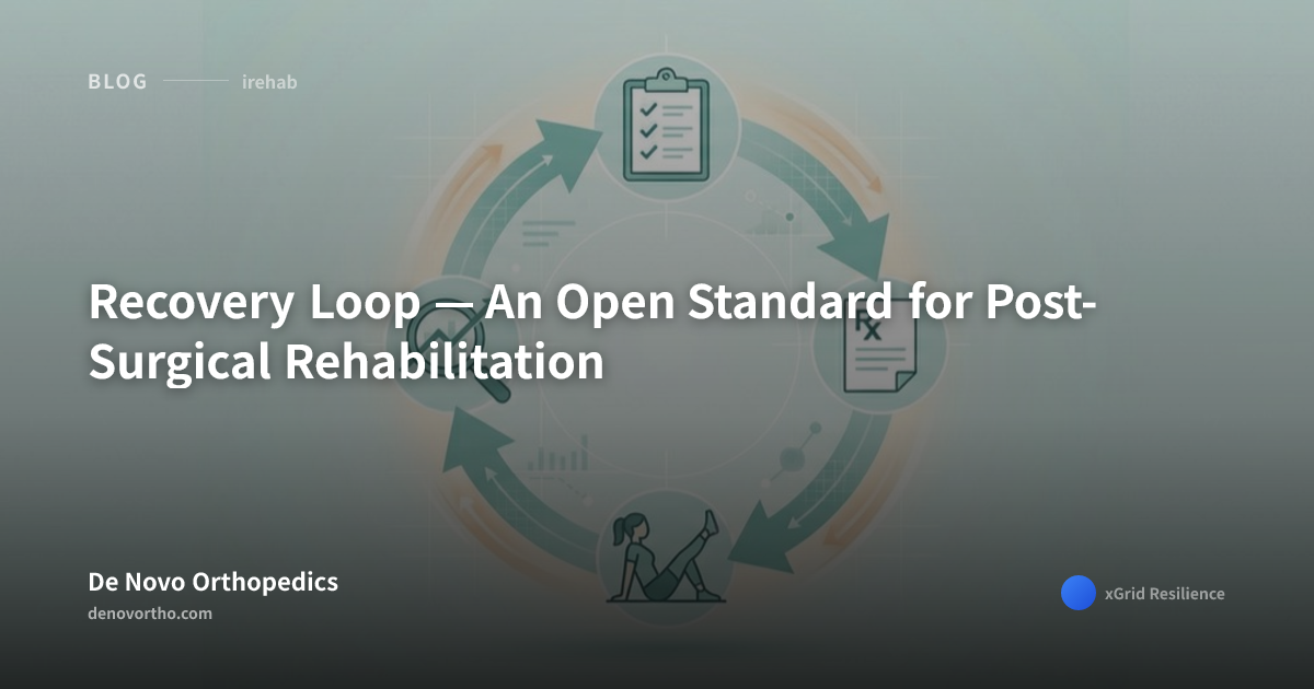 Recovery Loop — An Open Standard for Post-Surgical Rehabilitation | De ...